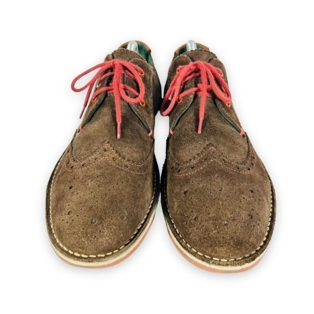 Ted Baker London Jamfro 2 Wingtip Oxfords braunes Wildleder Herren Sz US 11 Men